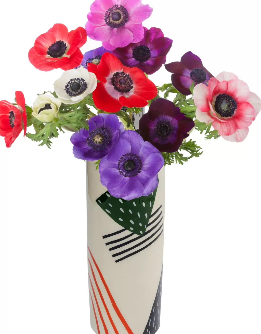Vase Design Abstrait Contemporain KARE - Pièce Unique 31 cm en Céramique Moderne