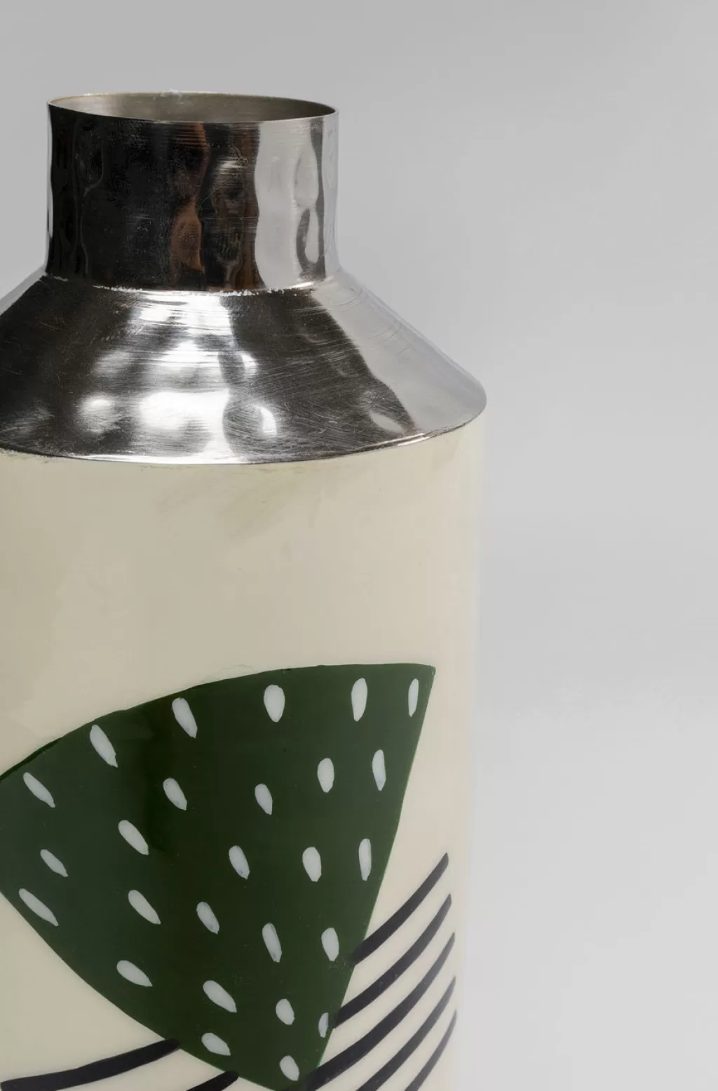 Vase Design Abstrait Contemporain KARE - Pièce Unique 31 cm en Céramique Moderne
