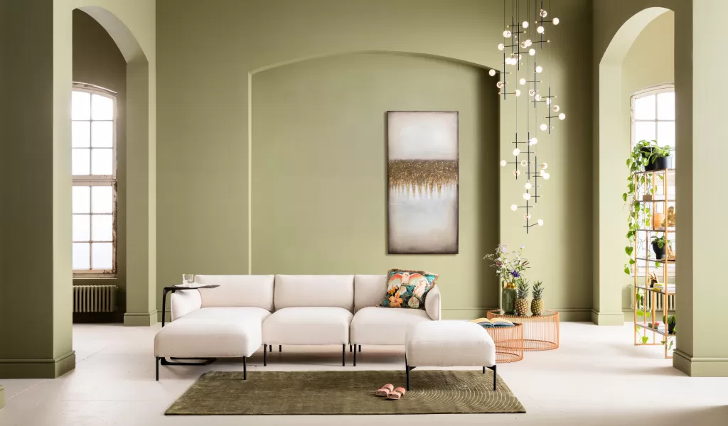 KARE Design - Horizon Abstrait | Peinture Acrylique Moderne sur Toile, Décor Contemporain 100x200 cm