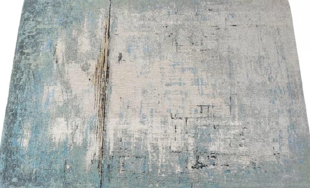 Tapis design contemporain KARE - Motif abstrait en nuances pastel, Dimensions généreuses 240x170 cm