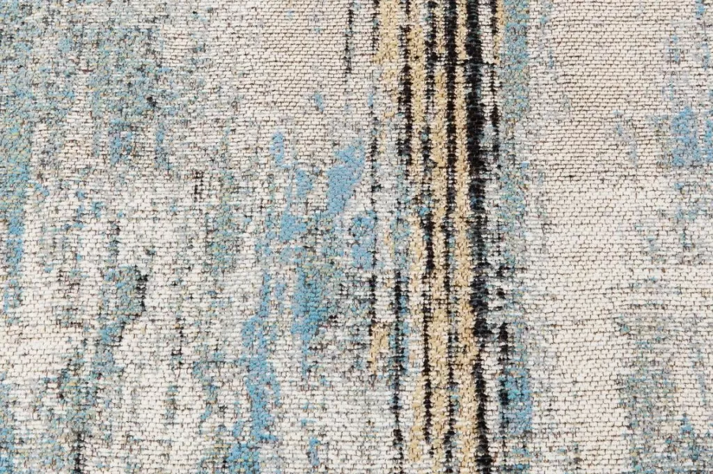 Tapis design contemporain KARE - Motif abstrait en nuances pastel, Dimensions généreuses 240x170 cm