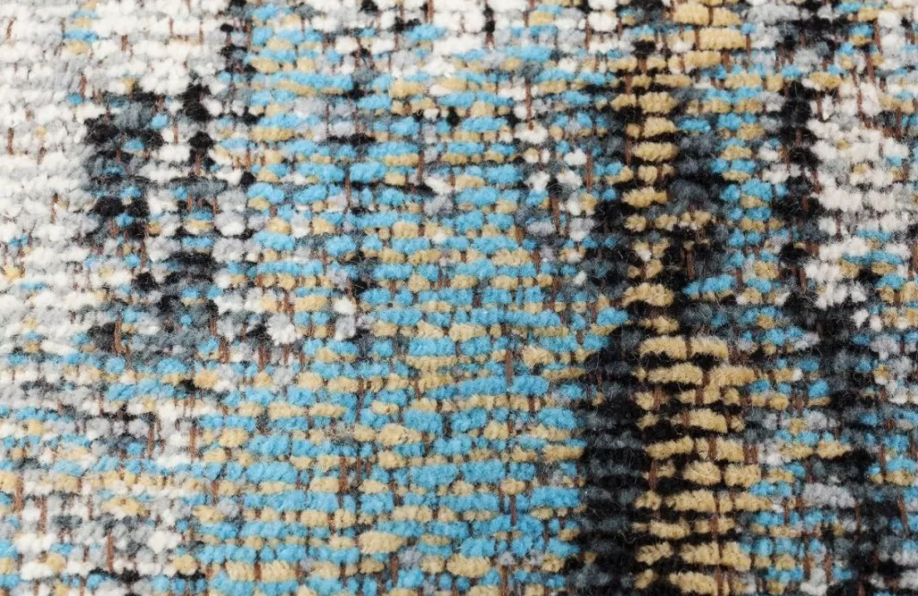 Tapis design contemporain KARE - Motif abstrait en nuances pastel, Dimensions généreuses 240x170 cm