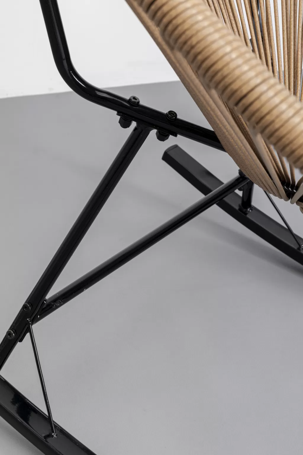 Fauteuil berçant Acapulco en rotin naturel - Design intemporel KARE Collection