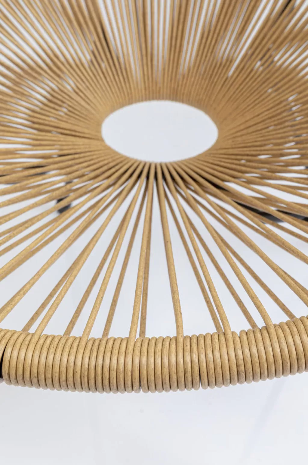 Fauteuil design Acapulco en osier naturel - Confort bohème chic par KARE Déco