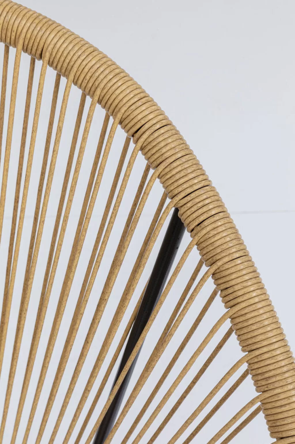 Fauteuil design Acapulco en osier naturel - Confort bohème chic par KARE Déco