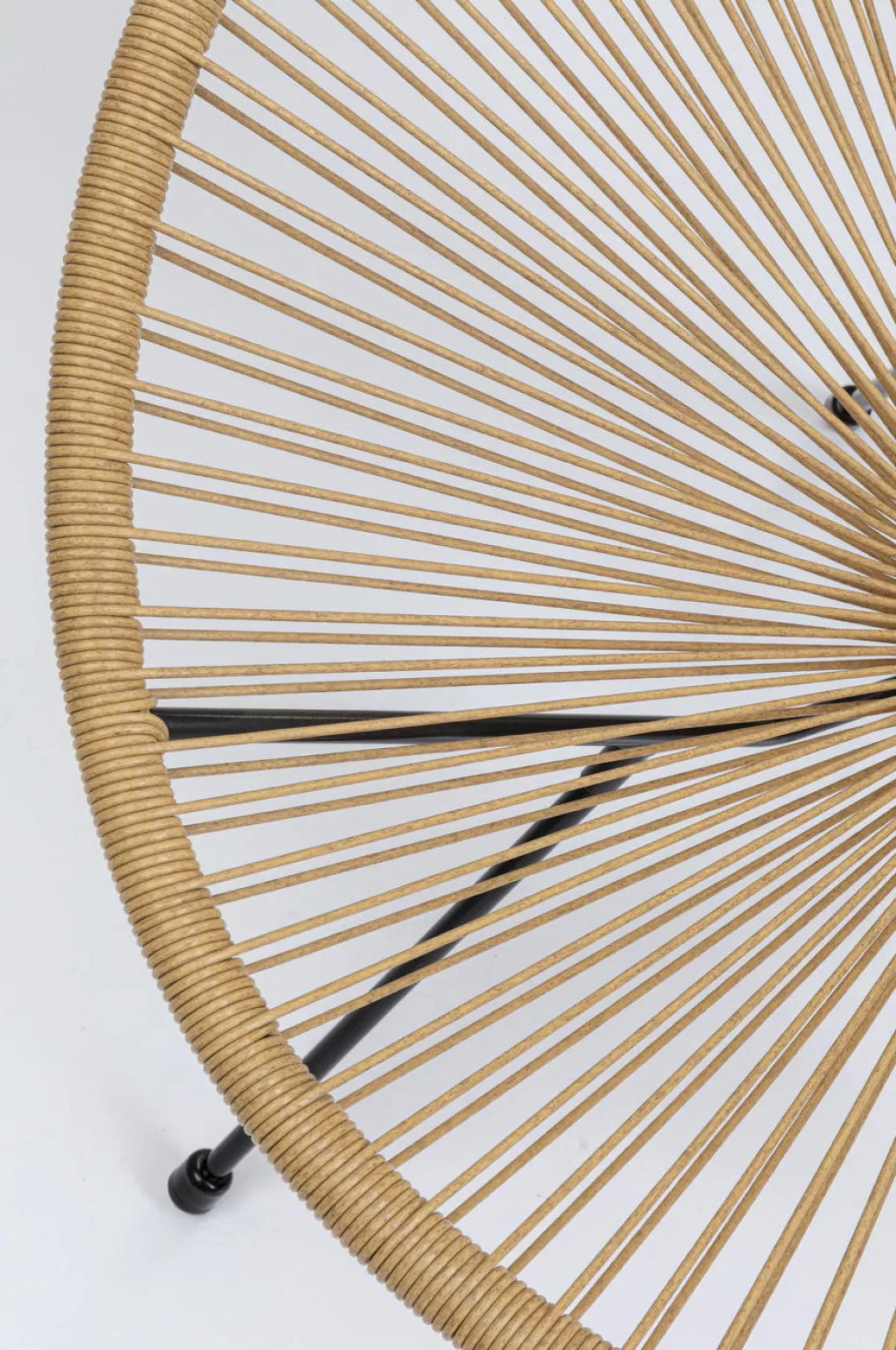 Fauteuil design Acapulco en osier naturel - Confort bohème chic par KARE Déco