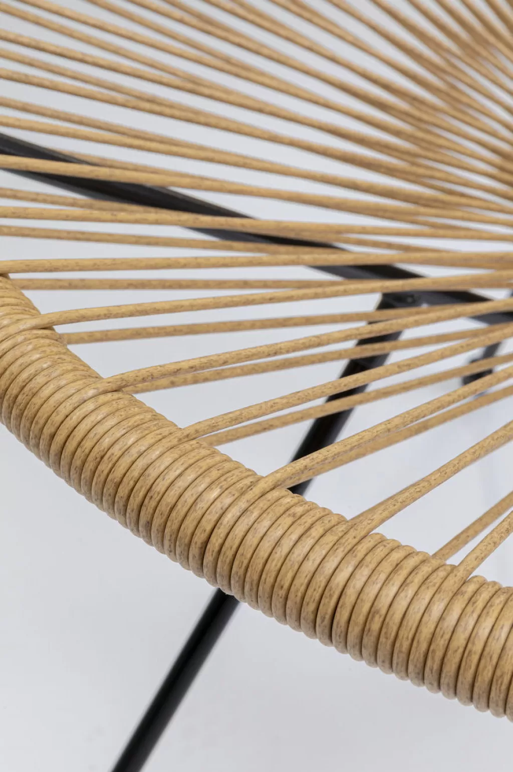 Fauteuil design Acapulco en osier naturel - Confort bohème chic par KARE Déco