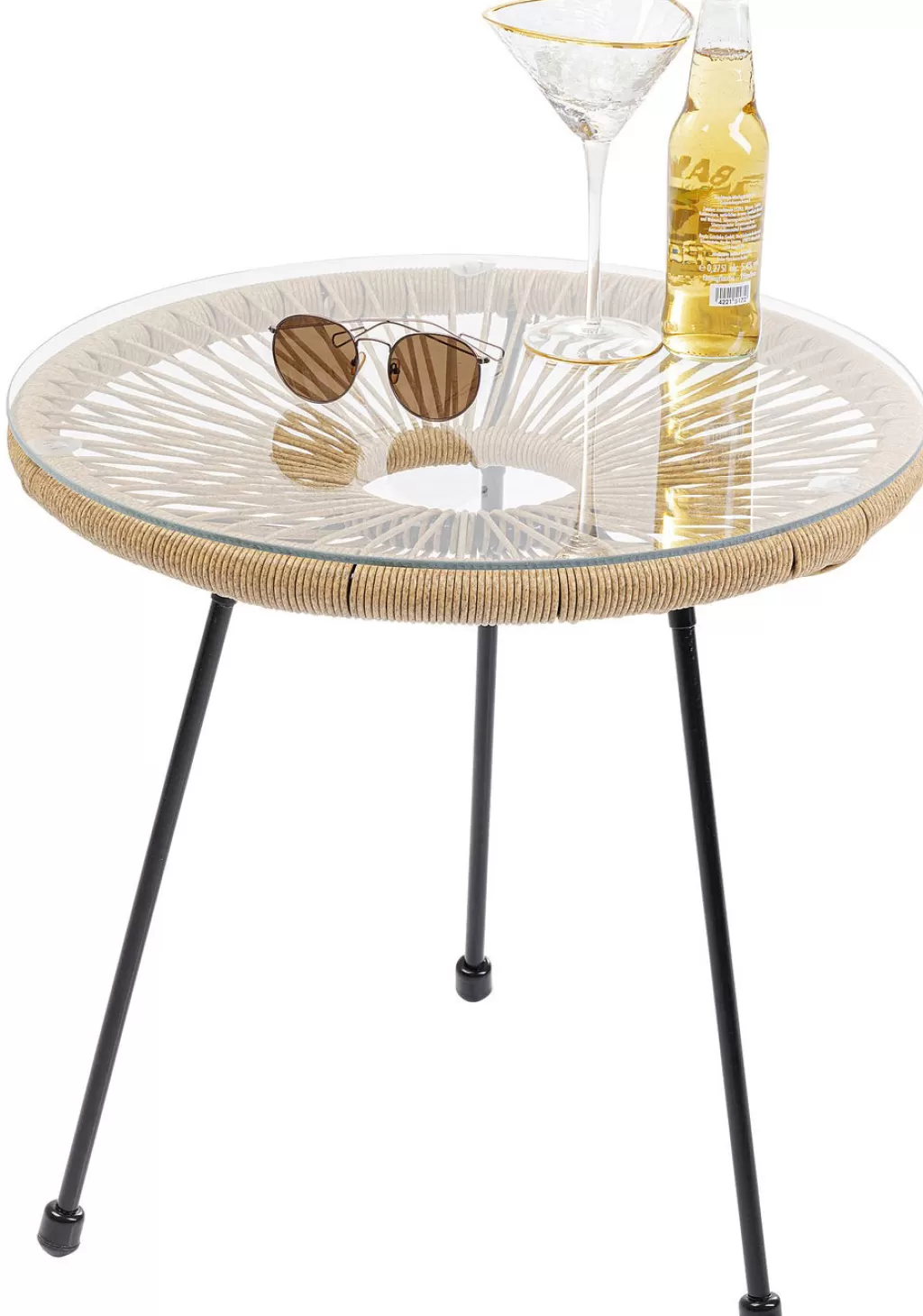 Table d'appoint Acapulco Nature - Design organique et chaleureux par KARE pour intérieurs contemporains