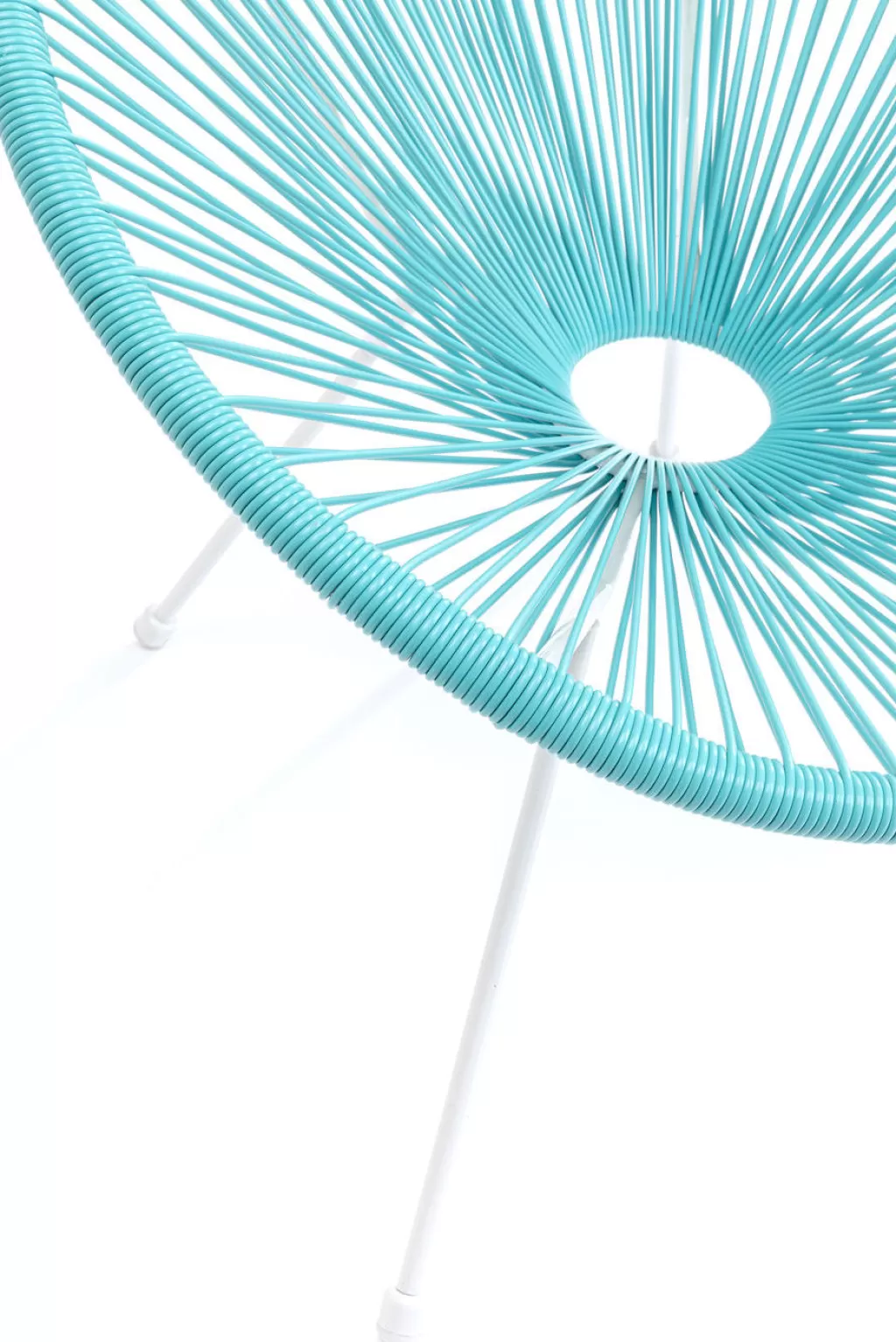 Fauteuil Lounge Acapulco Design - Modèle Iconique Turquoise par KARE, Confort Rétro pour Intérieur/Extérieur