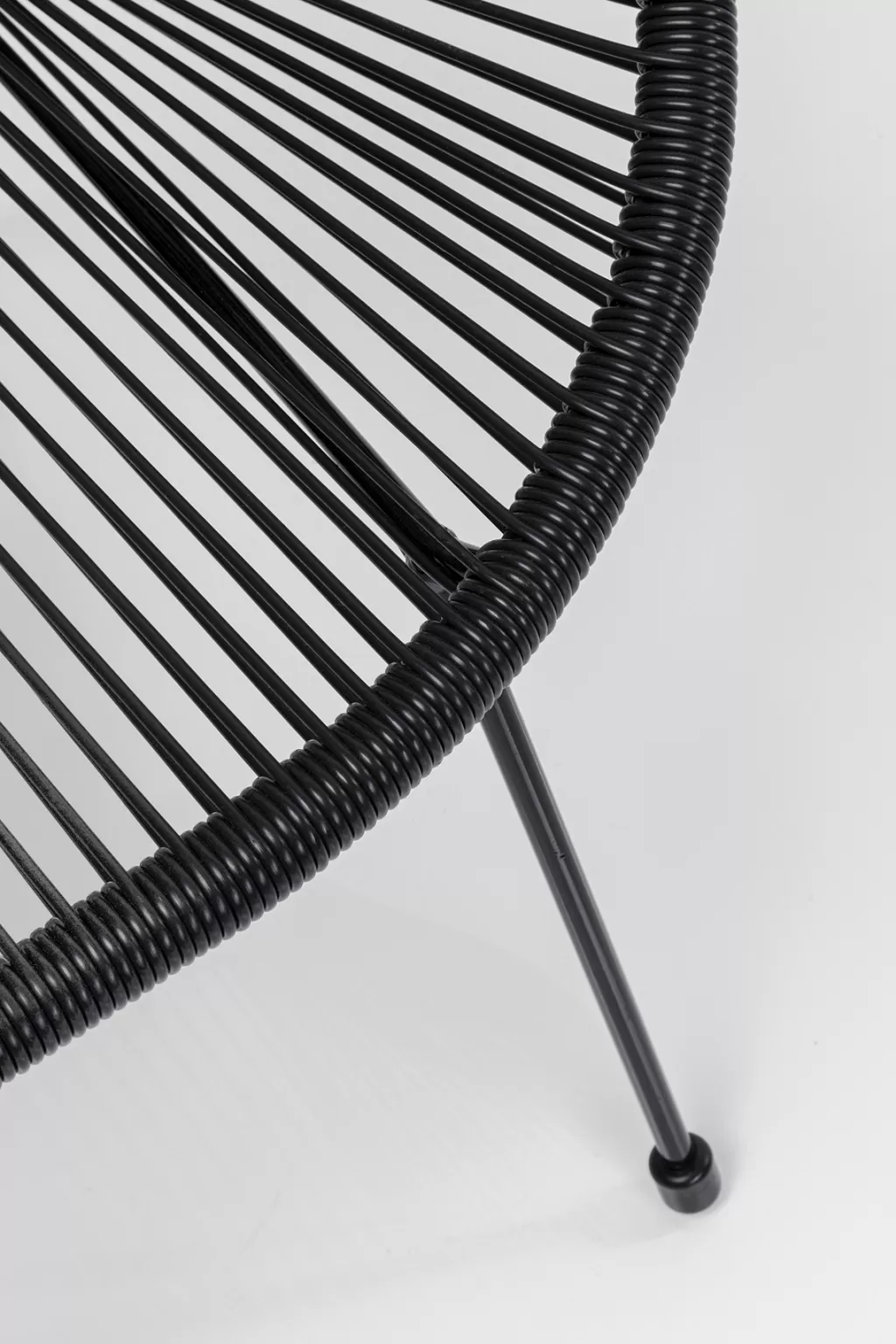 Canapé d'appoint design Acapulco - Noir anthracite, salon moderne par KARE Design