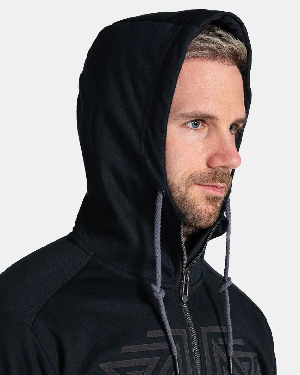 Sweat à capuche Kilpi pour homme - Modèle Adelan M en coton respirant (Confort optimal)