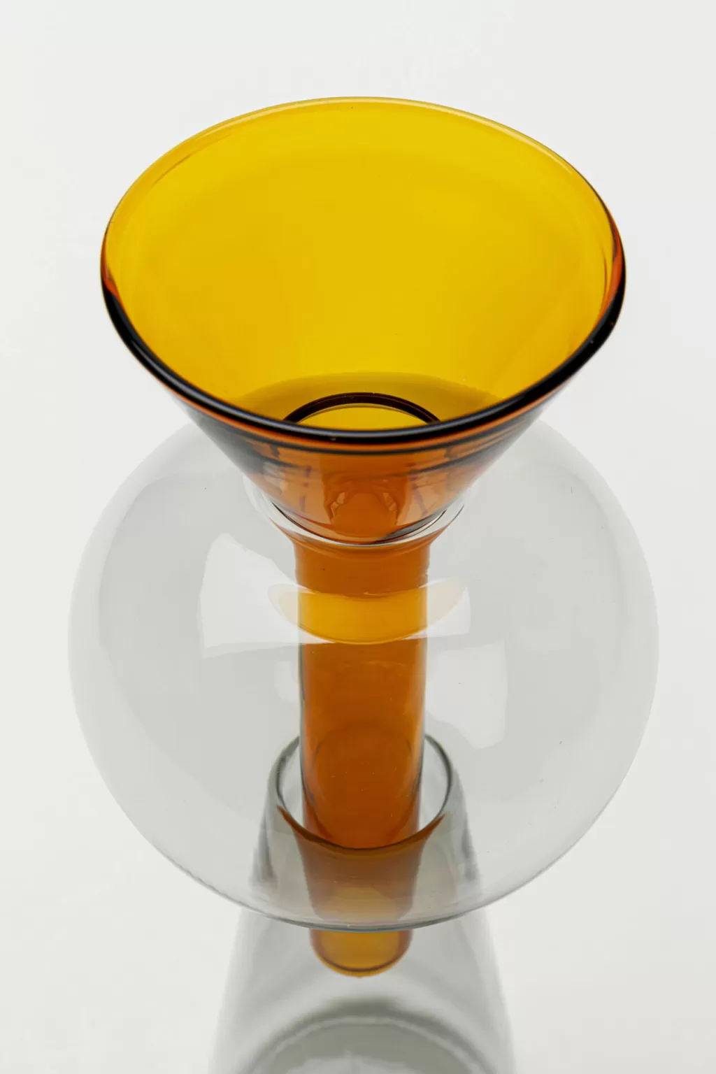KARE Design - Vase Décoratif Amore Orange Vif en 2 Pièces pour Décoration de Salon