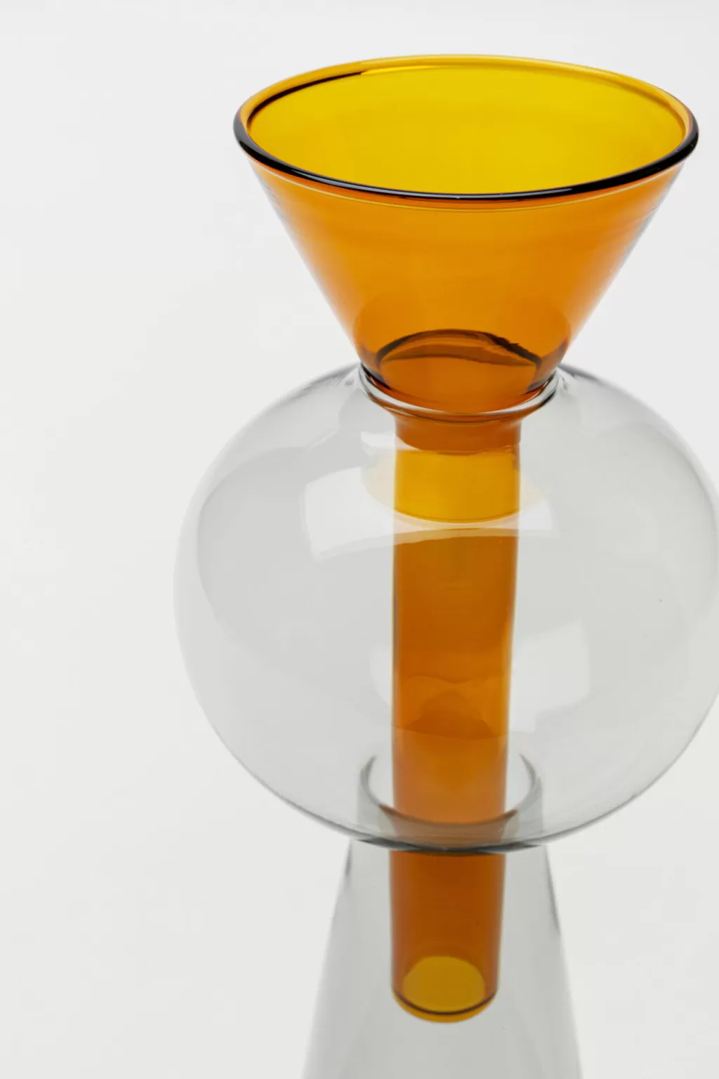 KARE Design - Vase Décoratif Amore Orange Vif en 2 Pièces pour Décoration de Salon