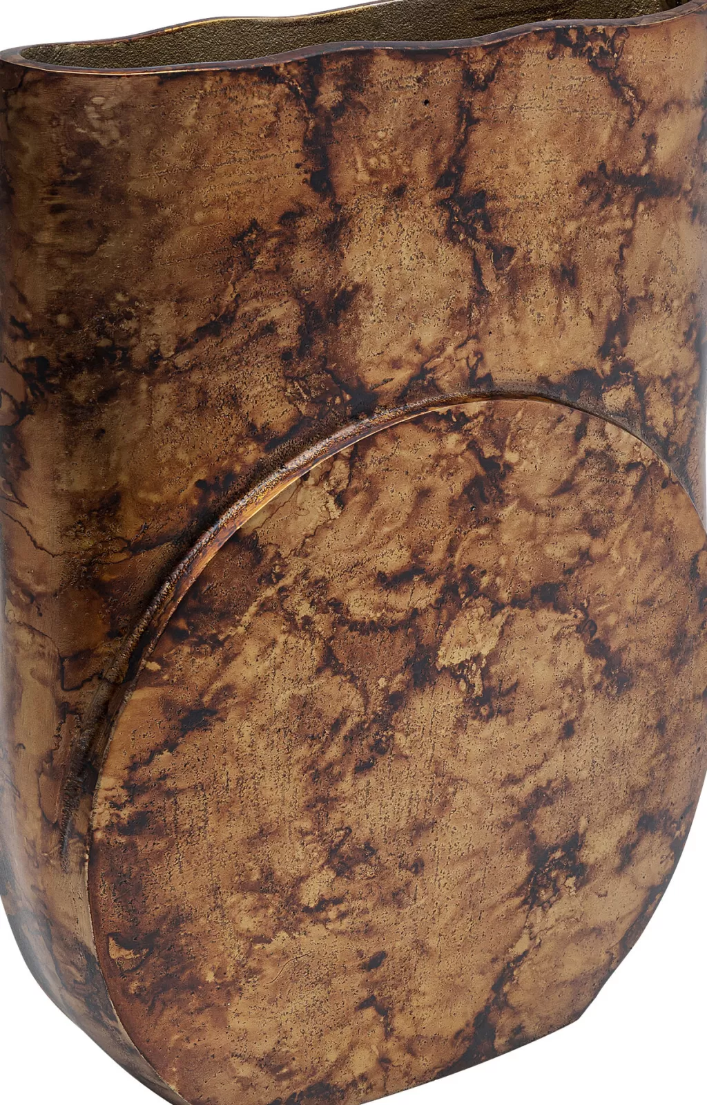 Vase design Ampéro - Collection contemporaine KARE Design en céramique émaillée - 31 cm