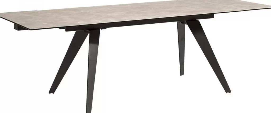 Table extensible design Amsterdam noir foncé - Dimensions modulables 160 cm (40+40) x 90 cm - KARE Édition Limitée 

Structure élégante avec plateau expansible, idéale pour s'adapter à vos besoins. Matériaux premium et finition sombre sophistiquée. Configuration flexible pour salle à manger ou bureau.