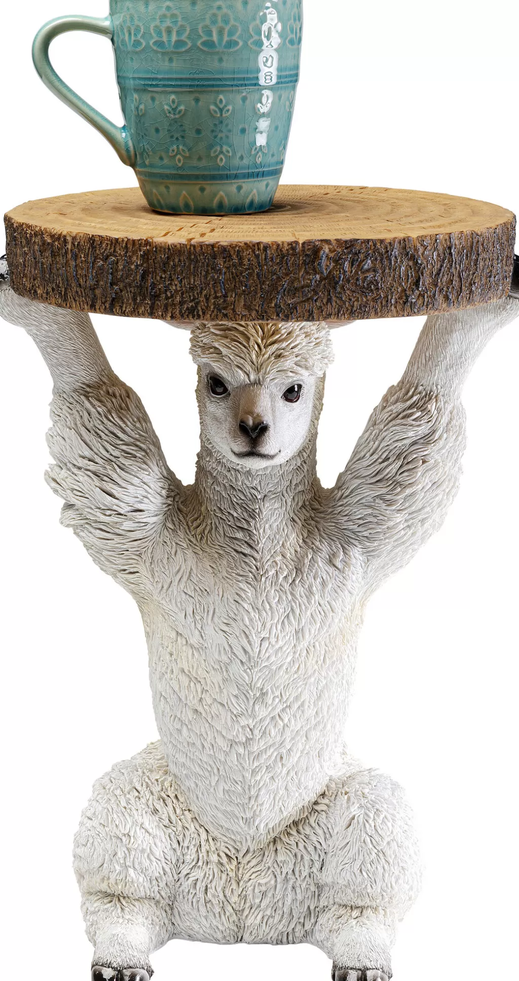 Table d'appoint design Lama - Déco animale élégante par KARE Design - Diamètre 32 cm