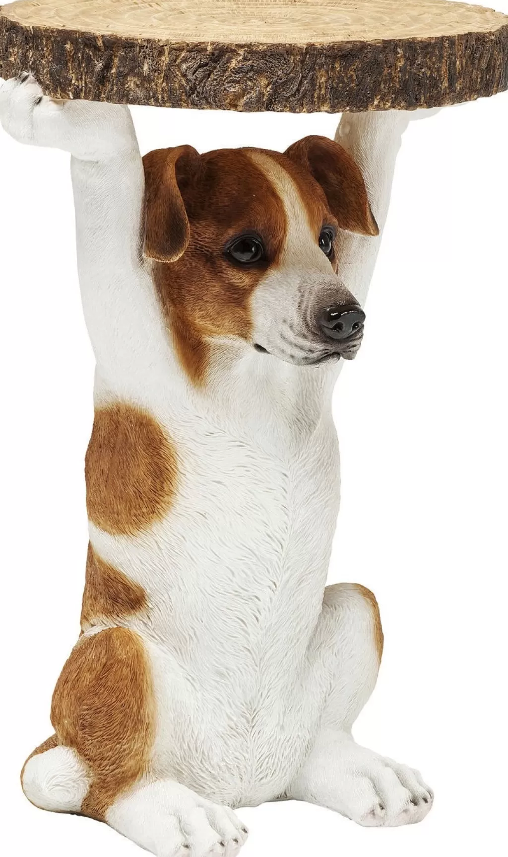 Table d'appoint design Mr. Jack avec motif chien - KARE Design - Diamètre 33 cm - Décoration élégante pour salon moderne