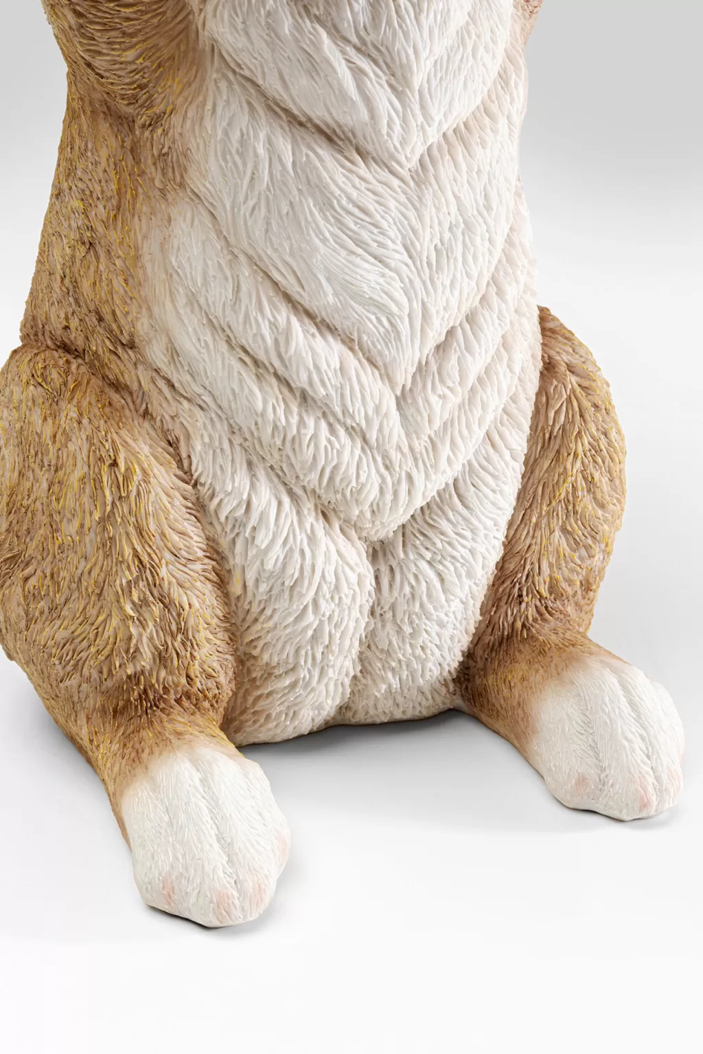 Table d'appoint design lapin déco - Pupu Rabbit Collection par KARE Design - Diamètre 32 cm
