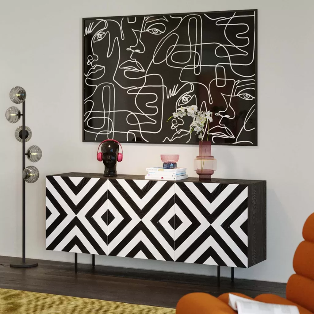 Tapis design polaire 
