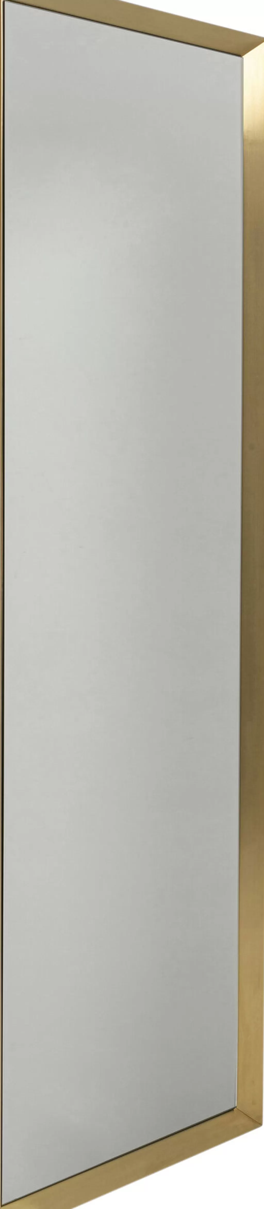 Miroir mural design en laiton vieilli - Collection Arezzo par KARE Design - Dimensions 70 x 200 cm