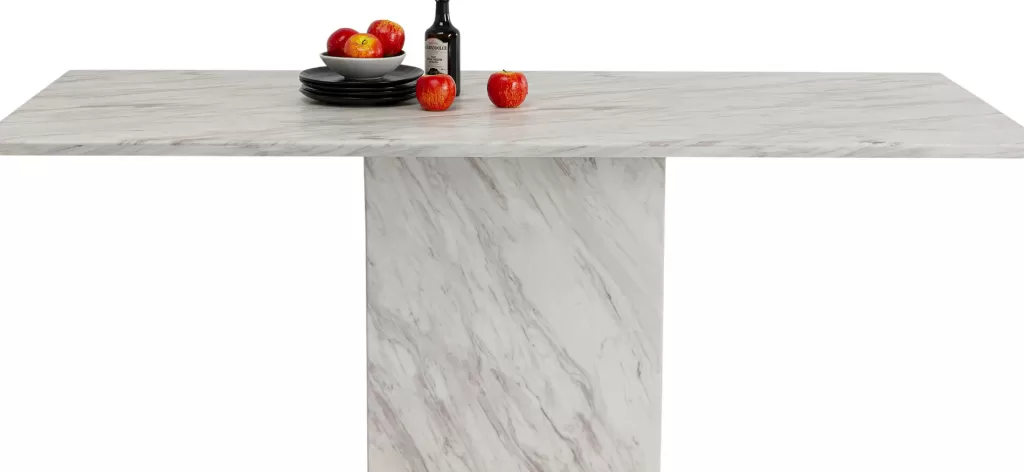 Table Design KARE - Plateau Marbre Artistico 200 x 100 cm - Pièce Unique pour Intérieur Élégant