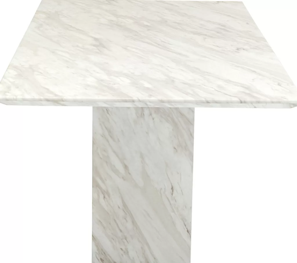 Table de Salle à Manger Élégante en Marbre Artistico - Design Contemporain KARE, 160 x 90 cm - Décoration Raffinée avec Surface Luxueuse