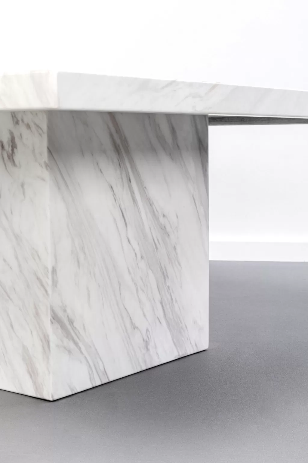 Table basse design pour salon - KARE Design Artistico en marbre authentique - Format carré 100x100 cm