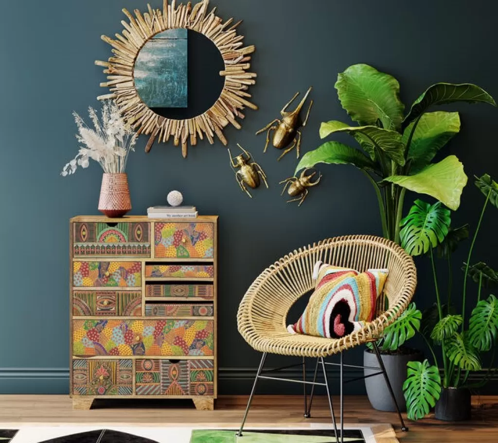 Élégant Scarabée Doré Décoratif Murin - Collection Atlas par KARE Design