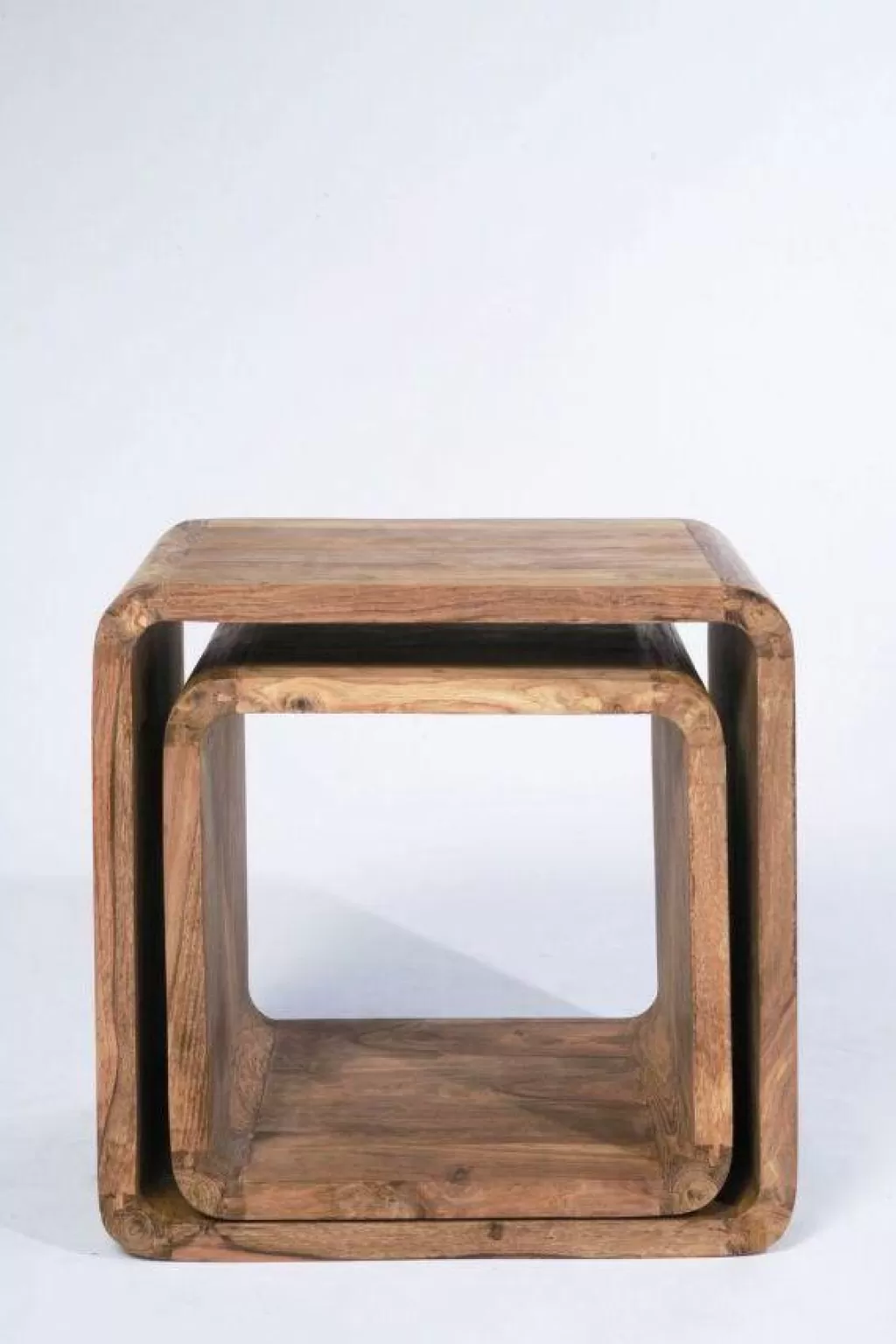 KARE Design – Table Basse Modulable Authentic Cube, Style Épuré – Lot de 2 Pièces