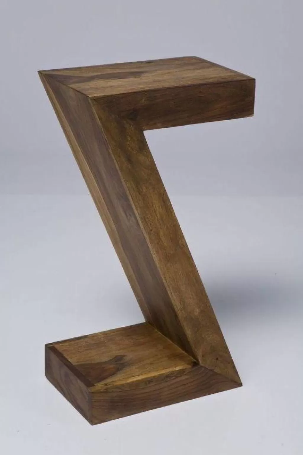 Table d'appoint design authentique en bois massif - KARE série Z - 30x20 cm