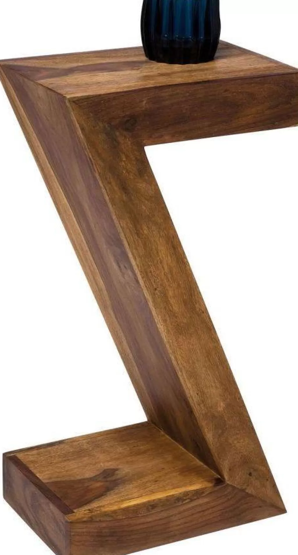 Table d'appoint design authentique en bois massif - KARE série Z - 30x20 cm