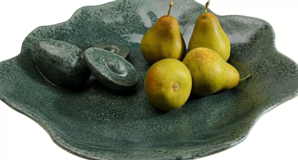Plateau de Service Élégant Motif Avocat - Design Contemporain KARE - 40 cm pour Présentations Gourmandes