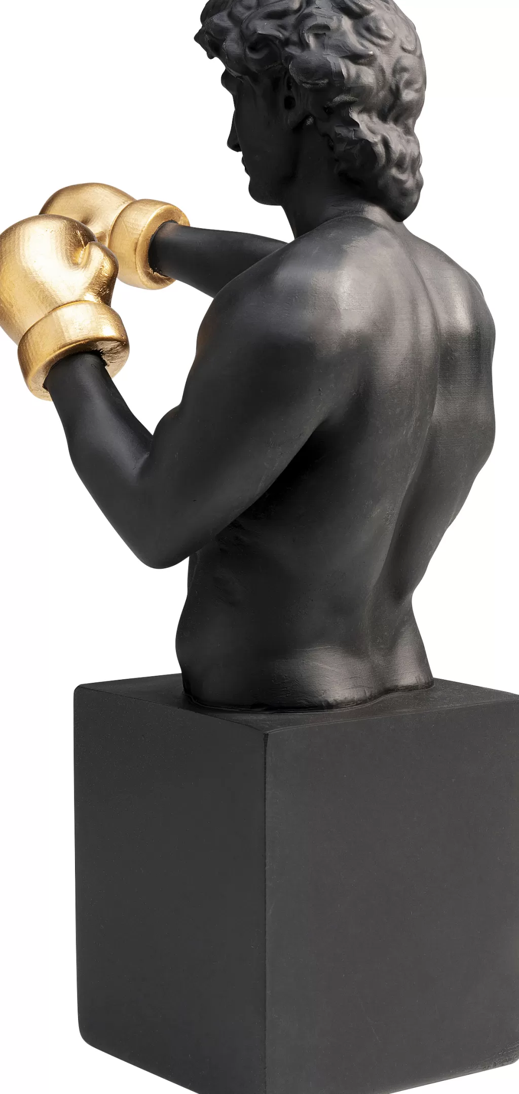 Décoration d'Intérieur Sculpture Métallique Boxeur Balboa - Pièce Unique KARE Design 40 cm - Style Vintage Rétro