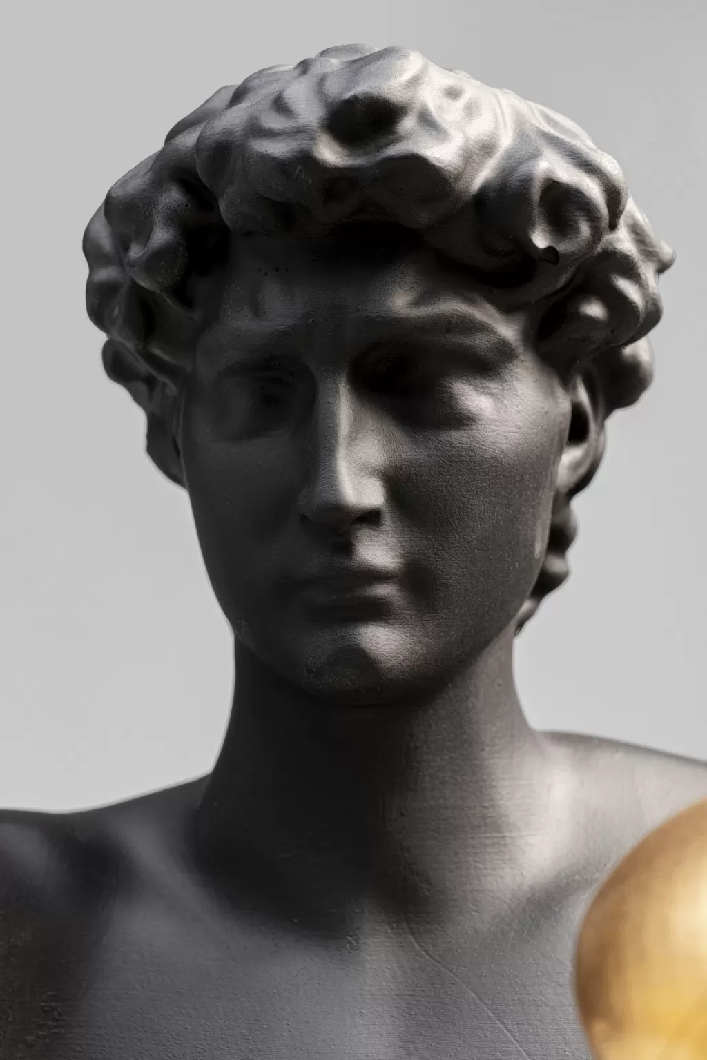 Décoration d'Intérieur Sculpture Métallique Boxeur Balboa - Pièce Unique KARE Design 40 cm - Style Vintage Rétro