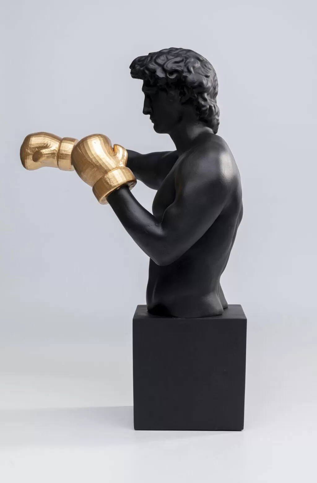 Sculpture Décorative Boxeur Balboa par KARE Design - Figurine Élégante 68 cm pour Intérieur Style Moderne