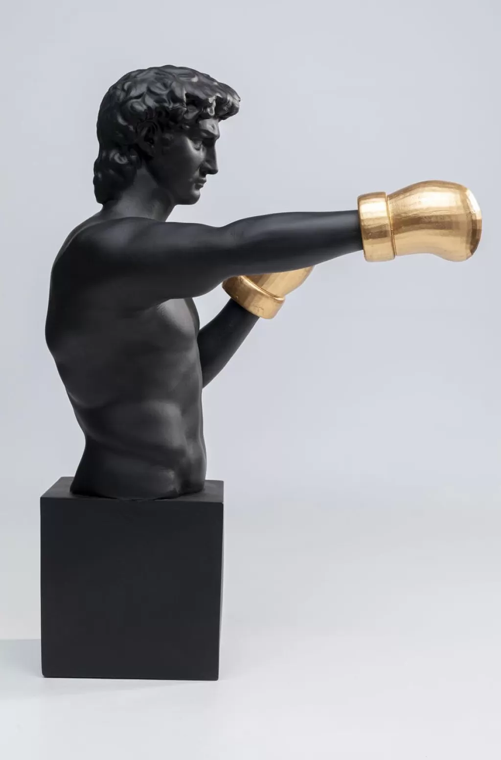 Sculpture Décorative Boxeur Balboa par KARE Design - Figurine Élégante 68 cm pour Intérieur Style Moderne