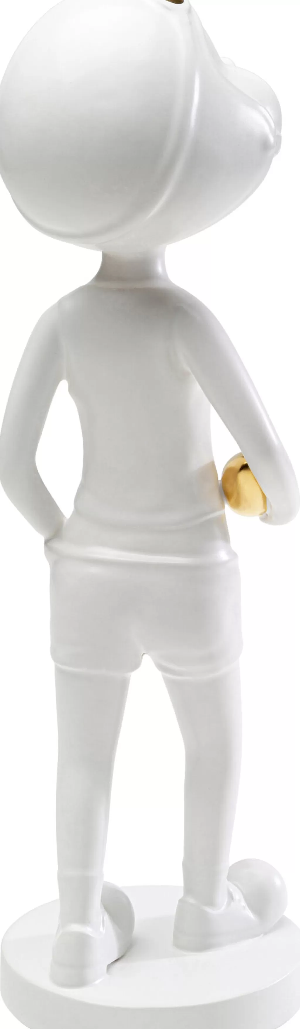 KARE Design - Sculpture Décorative Fille au Ballon, Figurine Élégante en Résine Blanche - 41 cm pour Intérieur Moderne