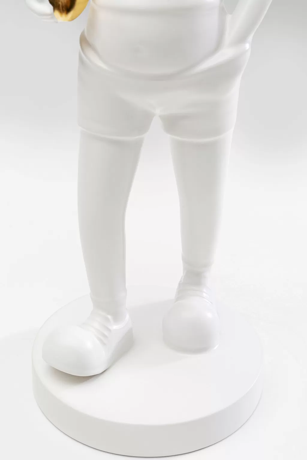 KARE Design - Sculpture Décorative Fille au Ballon, Figurine Élégante en Résine Blanche - 41 cm pour Intérieur Moderne