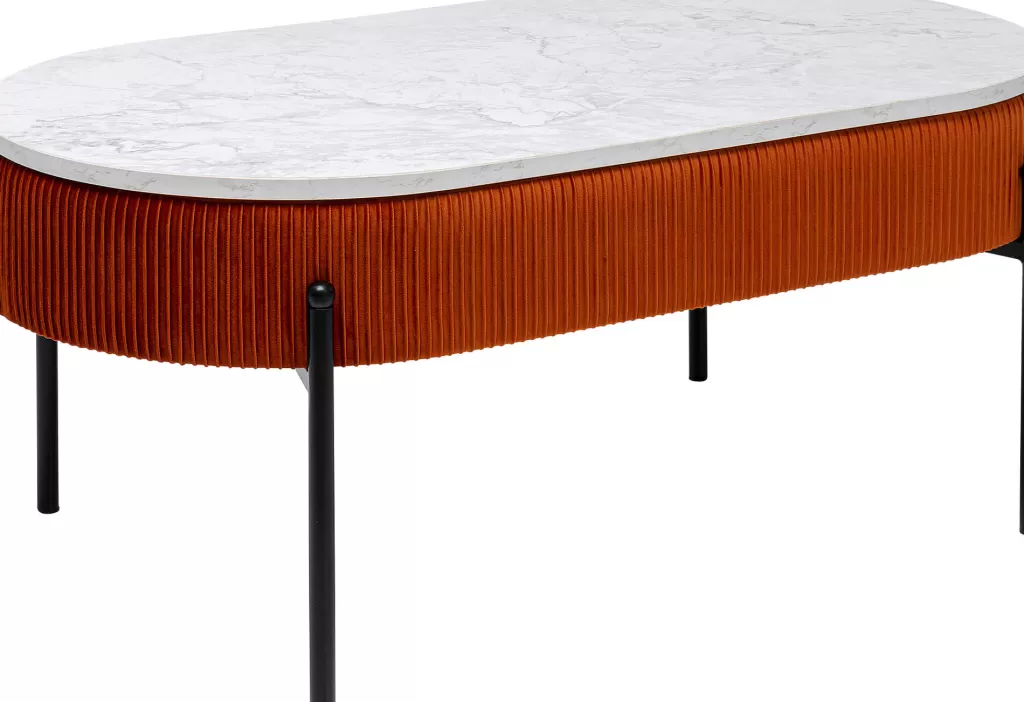 KARE Design – Table basse pratique Ballabile avec rangement intégré, design contemporain – Dimensions L114 x l60 cm