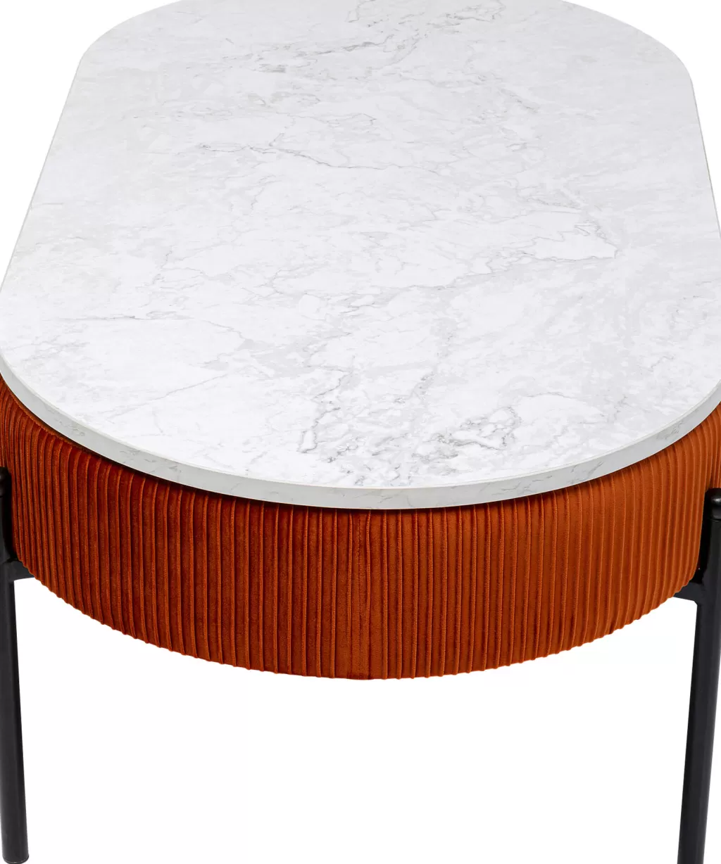 KARE Design – Table basse pratique Ballabile avec rangement intégré, design contemporain – Dimensions L114 x l60 cm