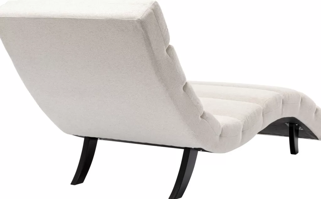 Fauteuil Relax Balou - Design Scandinave en Tissu Crème, 190 cm de Largeur - Collection KARE