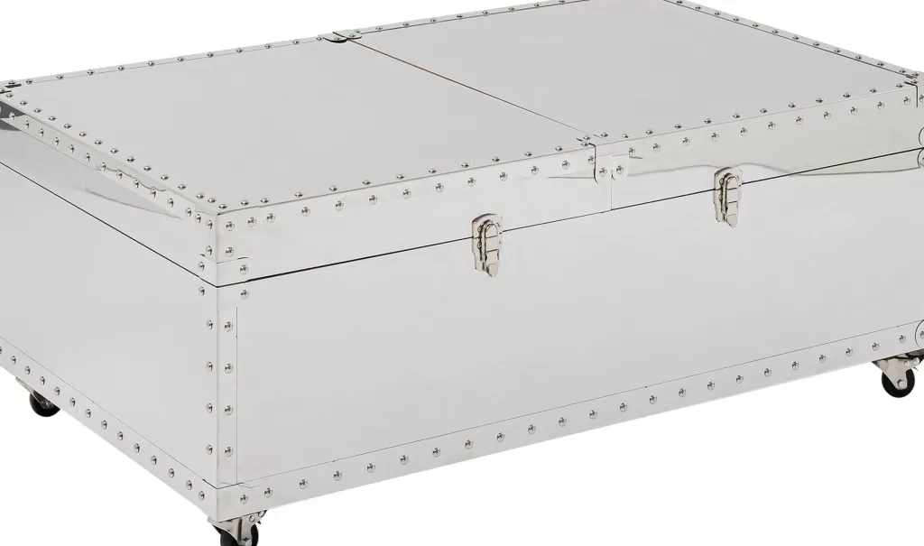 Table basse design Bar Vegas par KARE Design - Meuble élégant pour salon avec rangement intégré (120x75 cm)