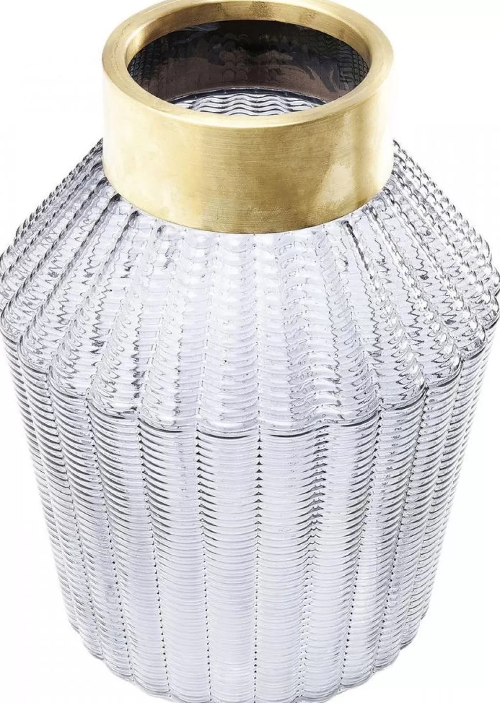 Vase design moderne Barfly - Gris anthracite 30 cm, idéal pour le salon - Création KARE Design