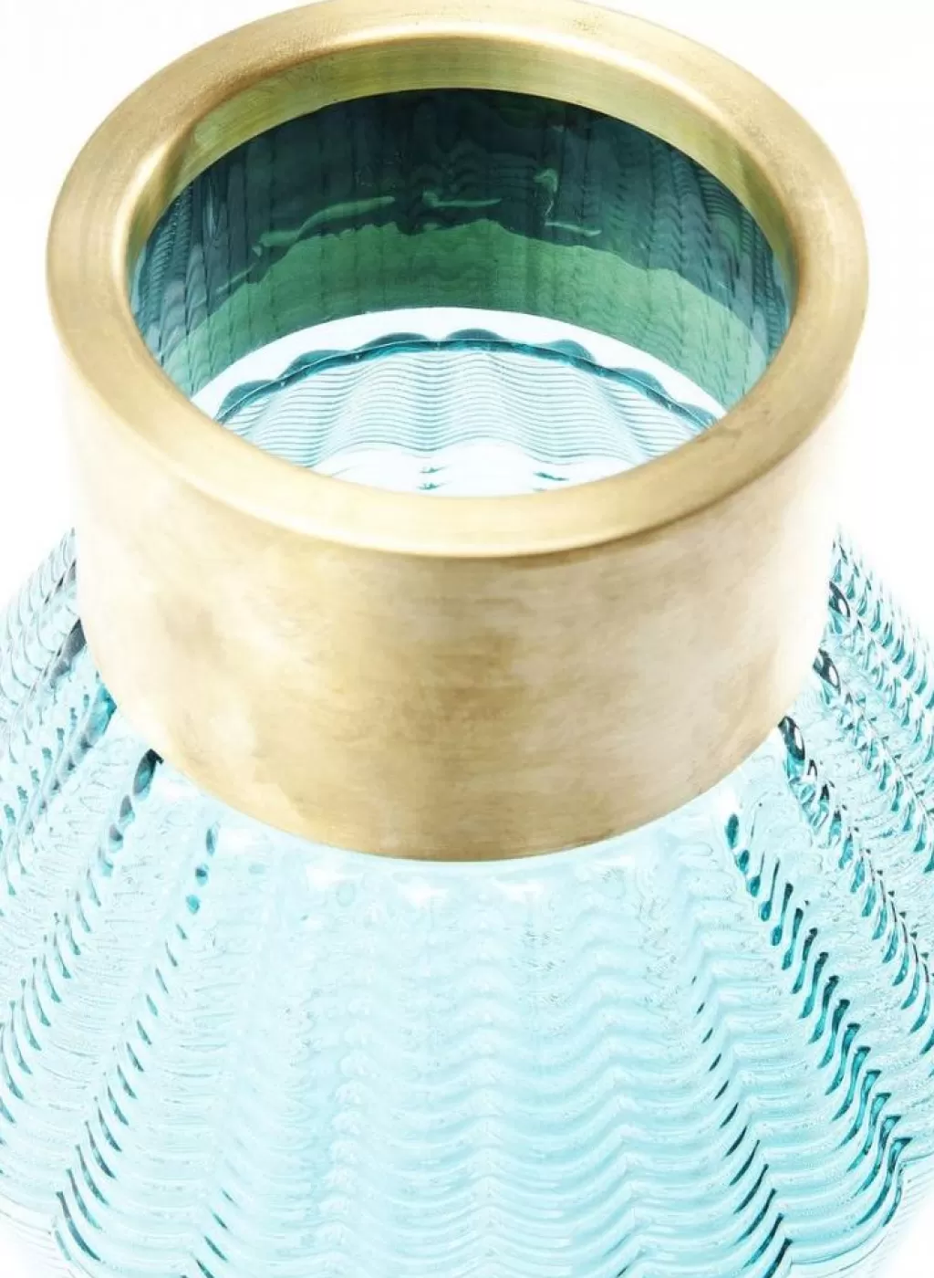 Vase design Barfly par KARE - Élégance bleu clair de 43 cm pour votre salon