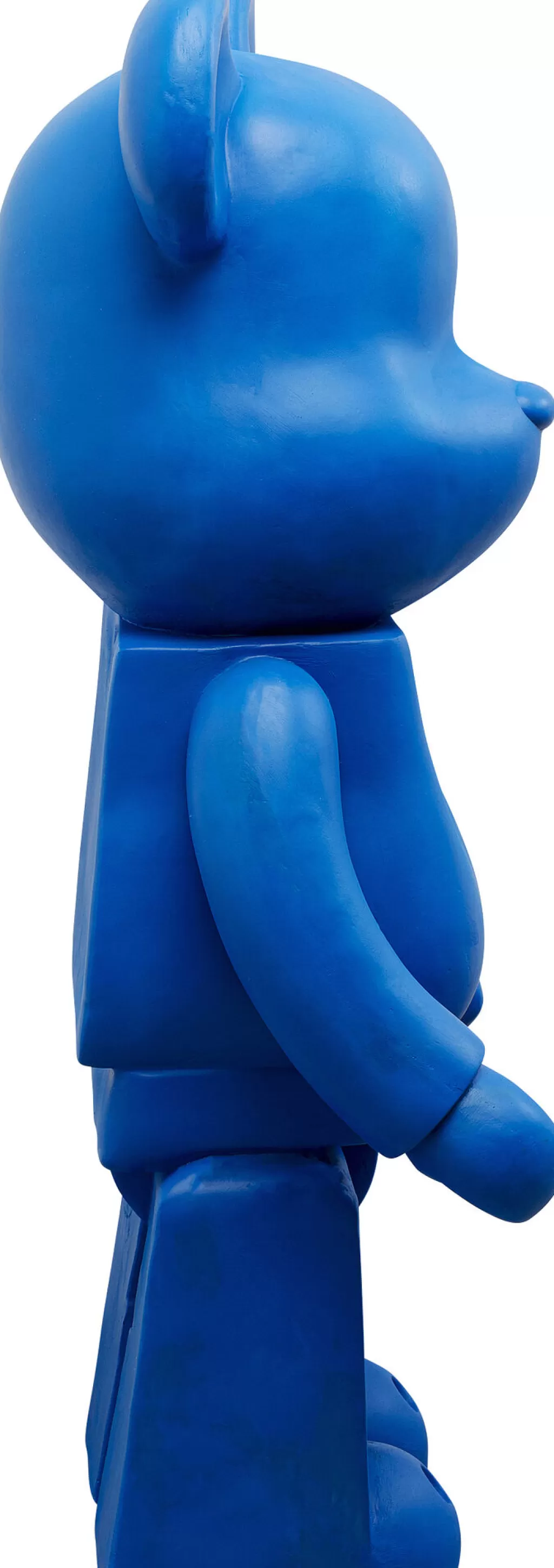 Ours Bleu Majestueux en Résine - Statue Décorative KARE Design 101 cm pour Décoration d'Intérieur, Création Artistique Scandinave Bleu Saphir, Pièce Unique pour Ambiance Moderne et Élégante