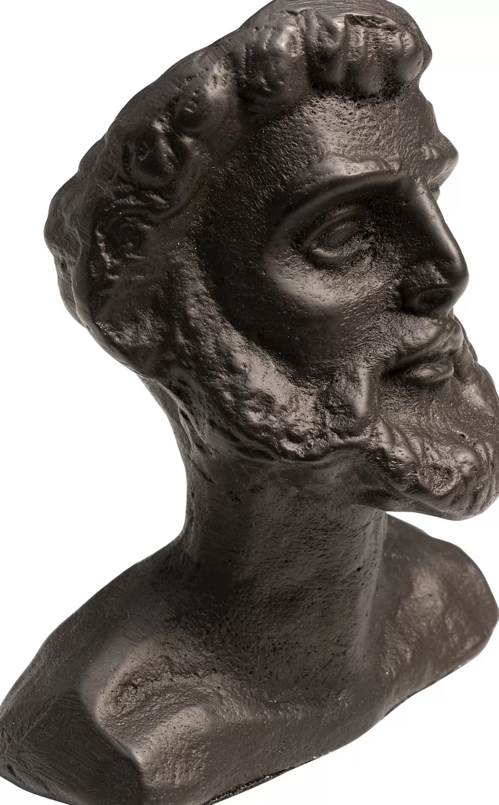 Statue Homme à Barge Style Industriel - Déco Murale Graphite 11 cm par KARE Design, Objet Décoratif Unique pour Intérieur Moderne