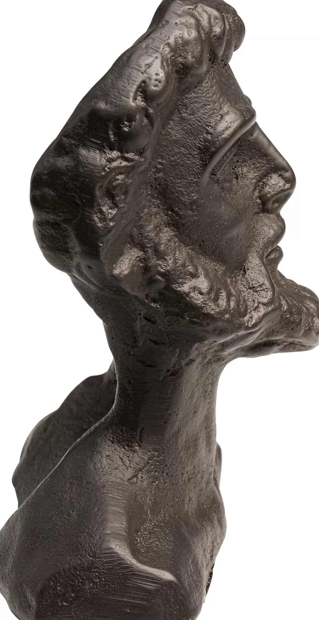 Statue Homme à Barge Style Industriel - Déco Murale Graphite 11 cm par KARE Design, Objet Décoratif Unique pour Intérieur Moderne