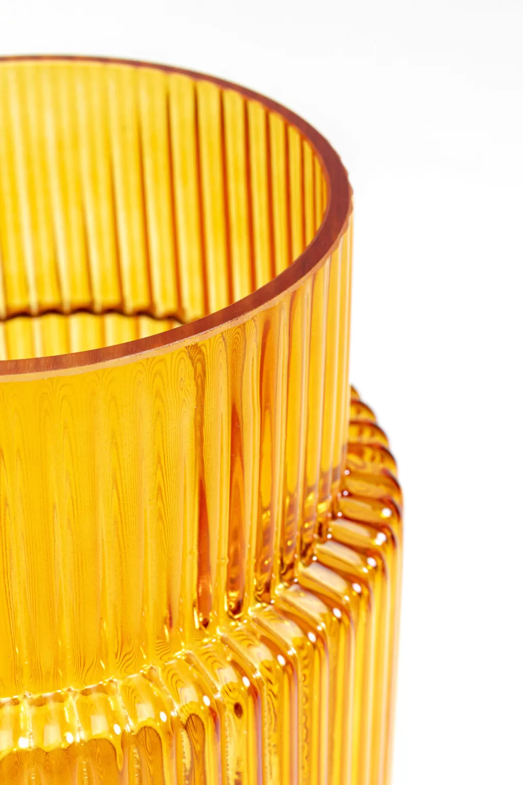 Vase design Bella Italia - Élégant modèle orangé 26 cm par KARE Design, idéal pour déco maison tonique