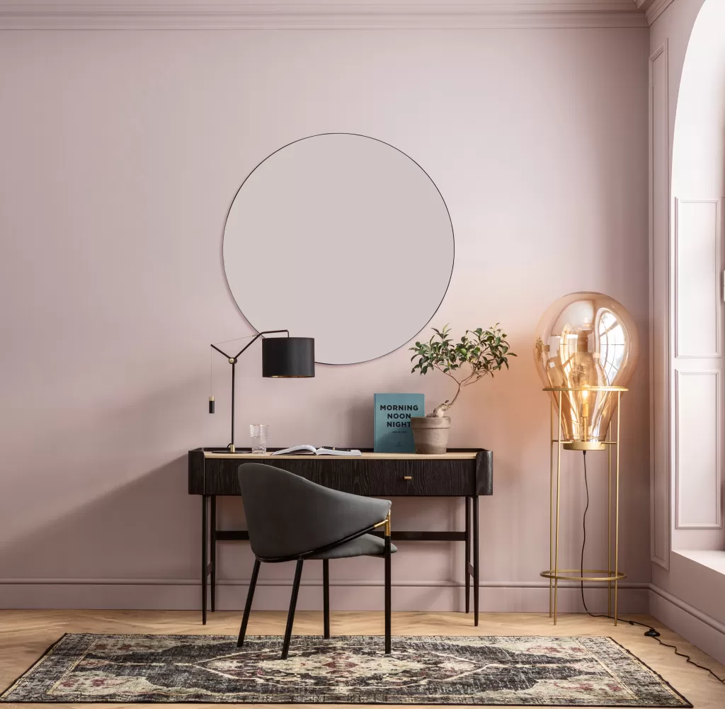 Miroir mural design KARE - Modèle Bella circulaire en 100 cm de diamètre, décoration moderne pour intérieur élégant