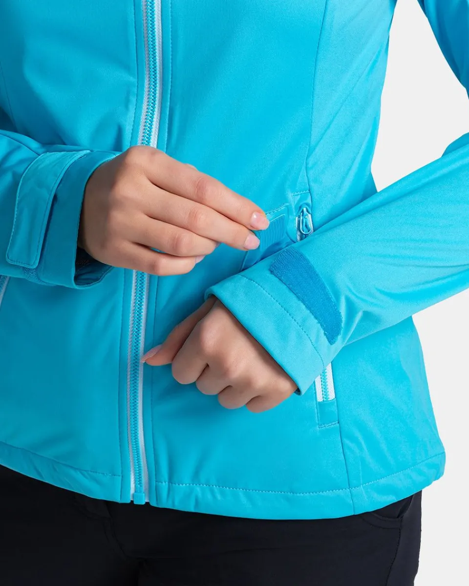 Veste Softshell Kilpi Femme - Confort Léger pour Randonnée | Manteau Respirant BELTRA-W | Style Urbain & Techniques